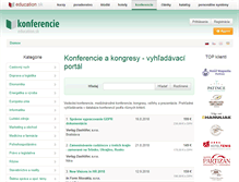Tablet Screenshot of konferencie.sk